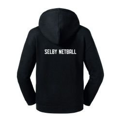 Selby Netball Club Russell Europe Authentic Hooded Sweatshirt Black